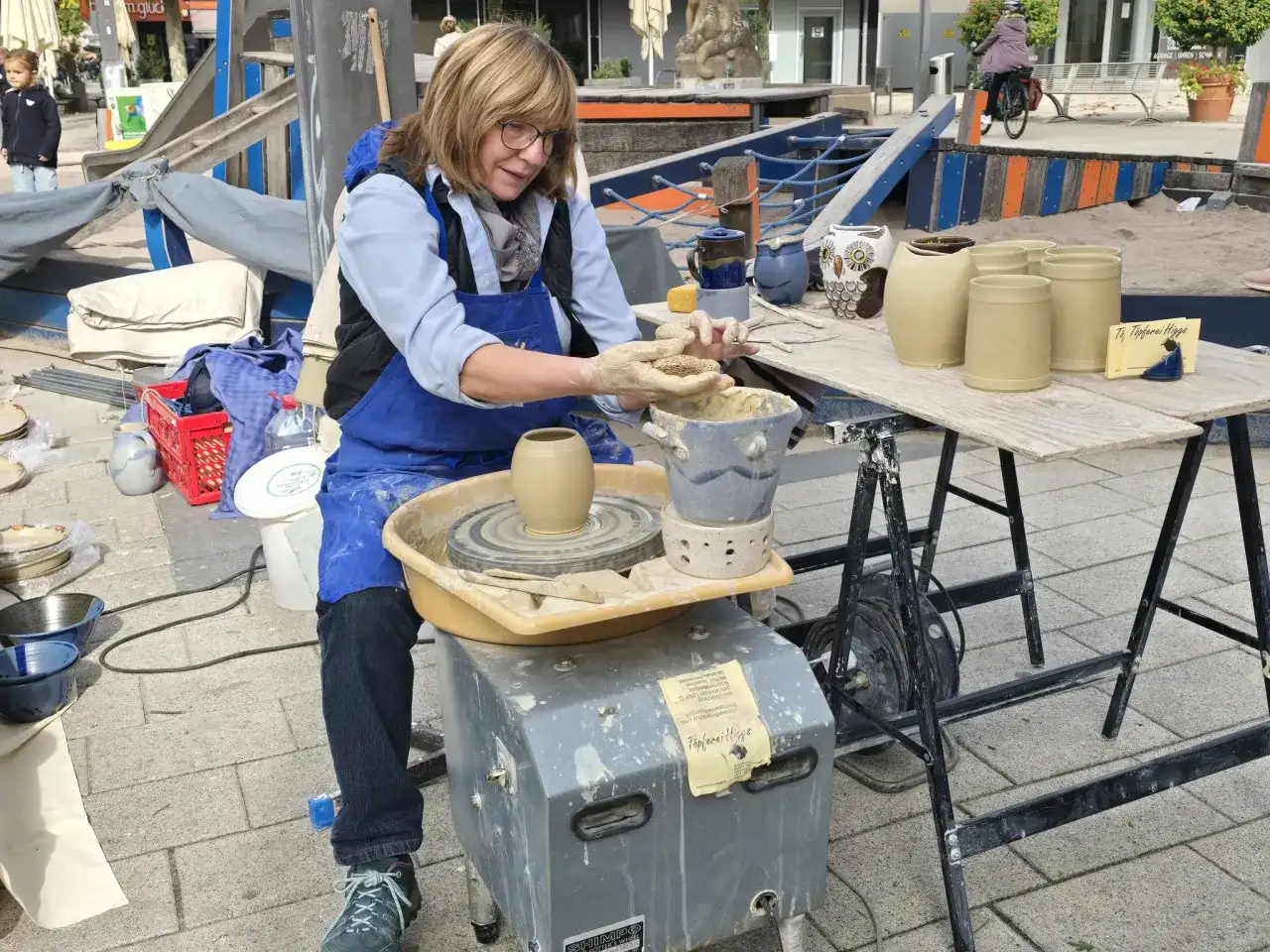 Heilbronner Hafenmarkt entdecken - Töpferkunst in der Innenstadt
